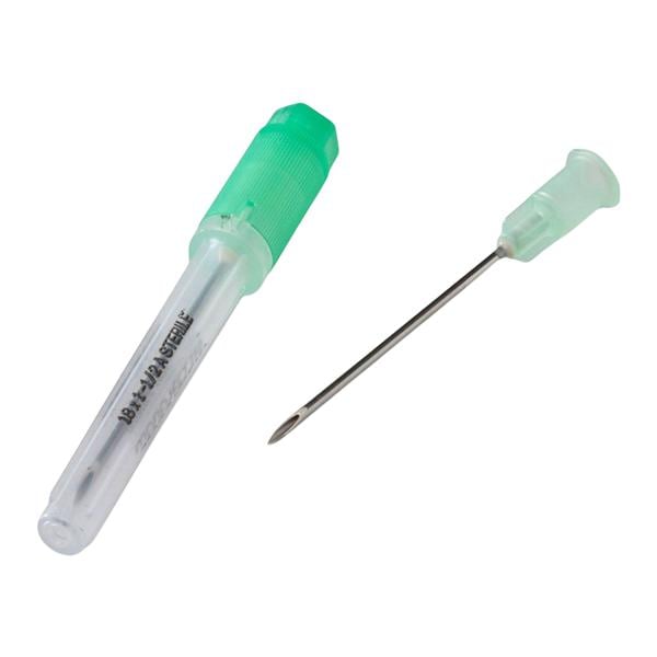 Monoject Hypodermic Needle 19gx1-1/2" Lime Conventional 1000/Ca