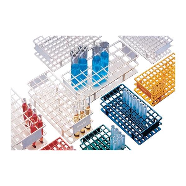 Nalgene Unwire Test Tube Rack 16mm 72 Place Orange Ea