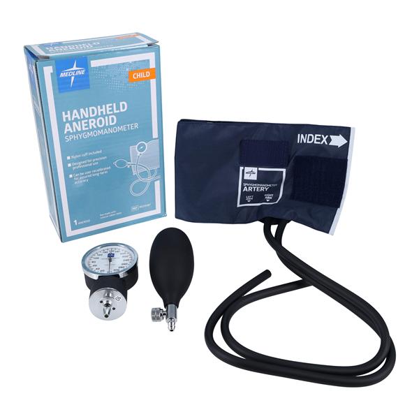 Range Finder Aneroid Sphygmomanometer Blk LF Arm Dial Display Ea