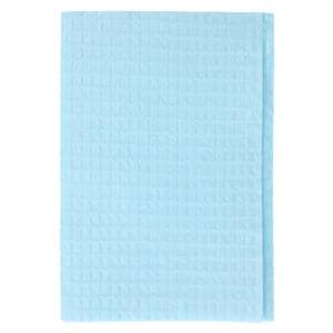 Professional Towel 2 Ply Tissue / Poly 13 in x 19 in Blue Disposable 500/Ca