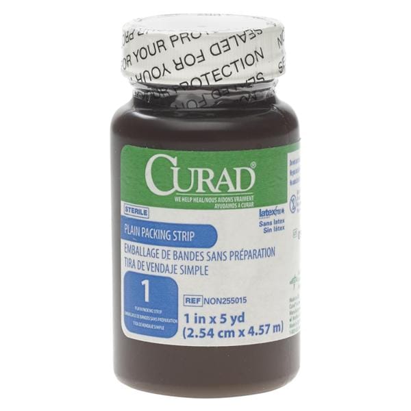 Cotton Strip Packing 1"x5yd Sterile Not Made With Natural Rubber Latex product image