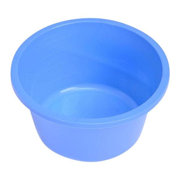 Wash Bowl Round Plastic Blue 16oz