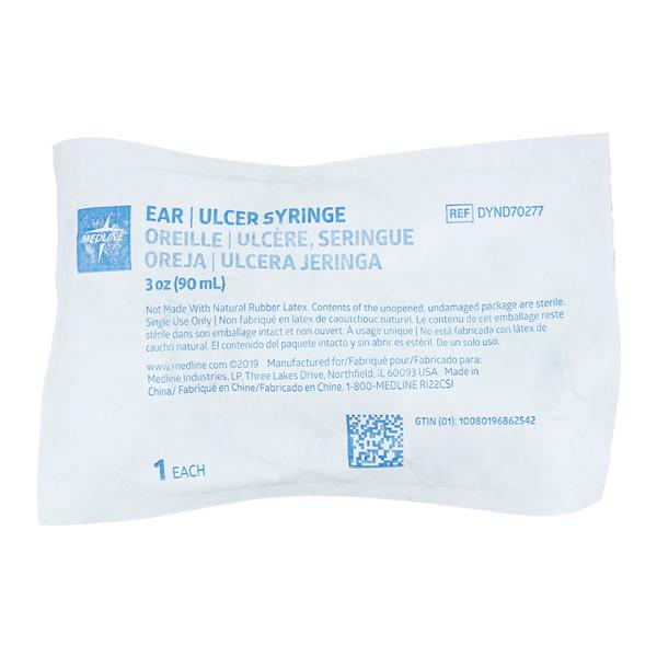 Ear & Ulcer Syringe Polymer Sterile Ea, 50 EA/CA