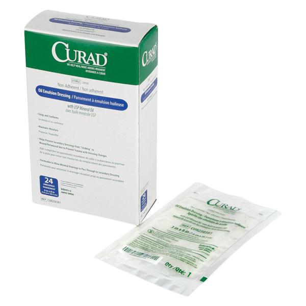 Oil Emulsion Gauze Dressing 3x8", 6 BX/CA