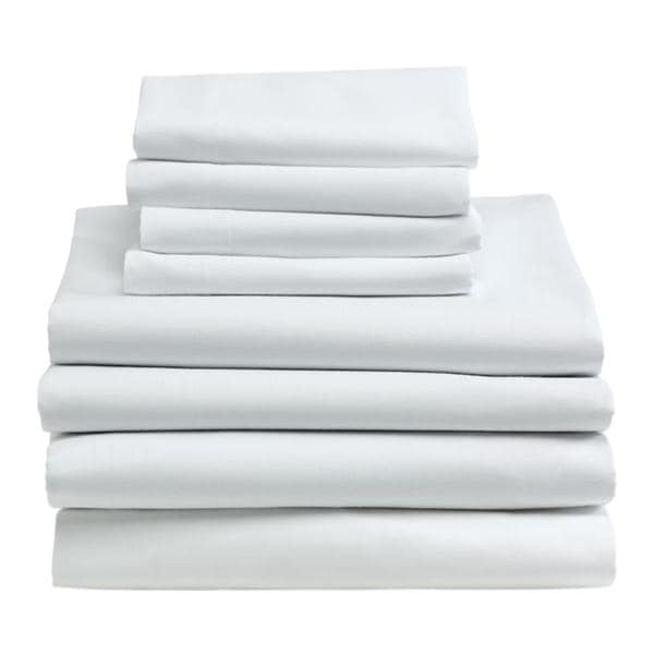 Flat Sheet White 55% Cotton/45% Polyester 60x115"