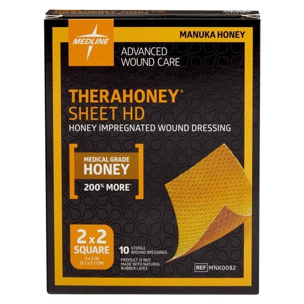 TheraHoney HD 100% Manuka Honey Dressing 2x2" 10/Bx