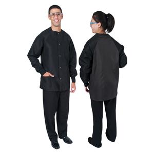 Protection Plus II Jacket Long Tapered Sleeves 31.5 in X-Small Black Ea