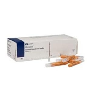 Monoject Hypodermic Needle 14gx1-1/2" Tan Conventional 100/Bx