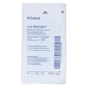 Pre-Washed Laparotomy Sponge 4x18" Sterile