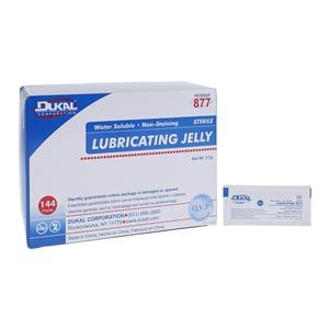 Lubricating Jelly 3gm Foil Packet 144/Pk, 12 PK/CA