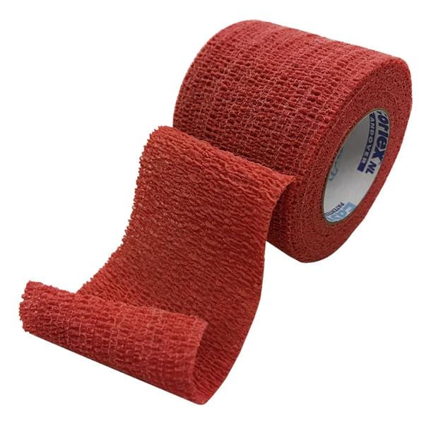 CoFlex NL Compression Bandage Elastic 1.5"x5yd Red Non-Sterile 48/Ca