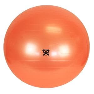 CanDo Exercise Ball Ribbed Plastic 22" Orange