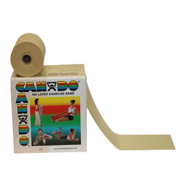 CanDo Exercise Band 50ydx5" Tan 2X-Light