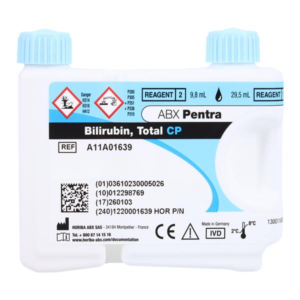 Pentra C400/C200 Total Bilirubin Reagent 200 Count Bottle Ea