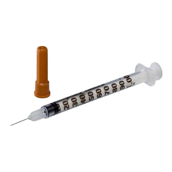 Monoject TB Syringe/Needle 27gx1/2" 1cc Attached Needle Conventional LDS 100/Bx, 5 BX/CA