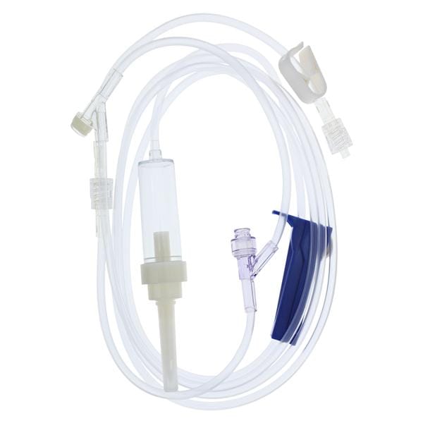 IV Administration Set Needleless 1 Split Septum/1 Y-Injection Site 83" 10Drp Ea, 50 EA/CA