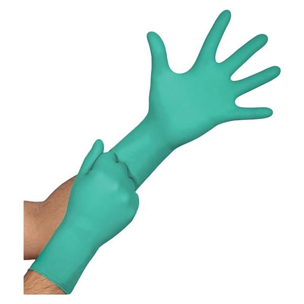 MICROFELX Digitsafety HaloKote Exam Gloves Large Extended Green Non-Sterile