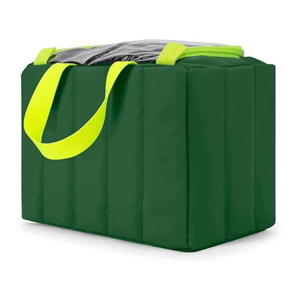 G3 First Aid Kit Bag 6x9.5x5.5" Green Zipper Closure