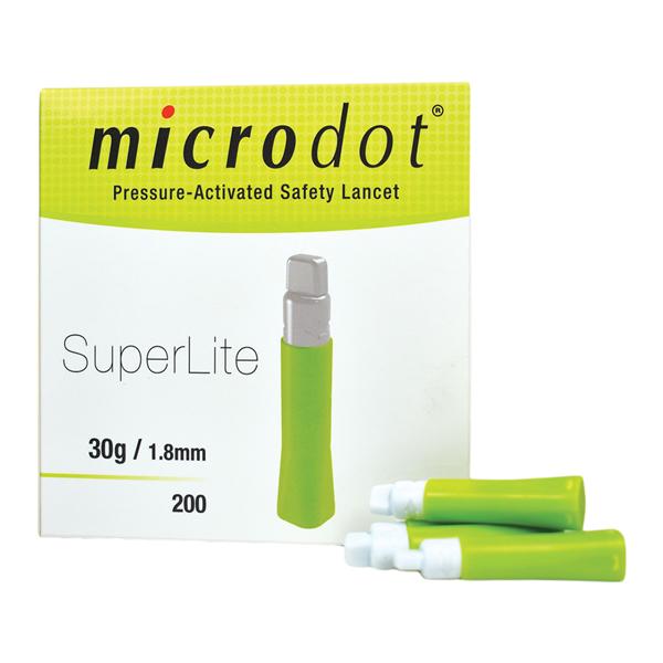 Lancing Lancet 30gx1.8mm Safety 24/Ca