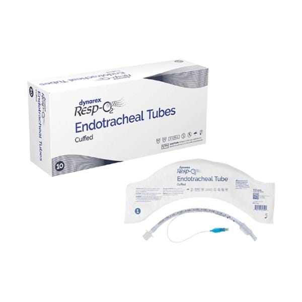 Resp-O2 Endotracheal Tube Plastic Cuffed 6.5mm Ea, 10 EA/CA