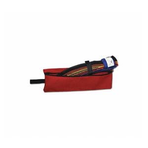 Carry Case 4'7x2.5" Red Zipper Closure