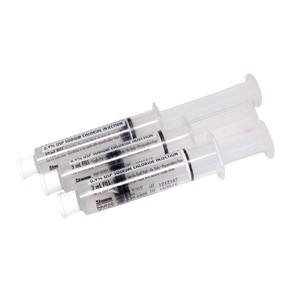 Sodium Chloride 0.9% IV Flush Solution - Prefilled Syringe 10mL 100/Package