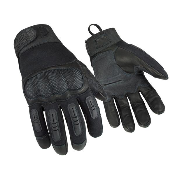 Ringers Synth Lthr / Kevlar / Flxbl Thrmplstc Rbr Flm Rstnc Gloves XL Blk 1/Pr
