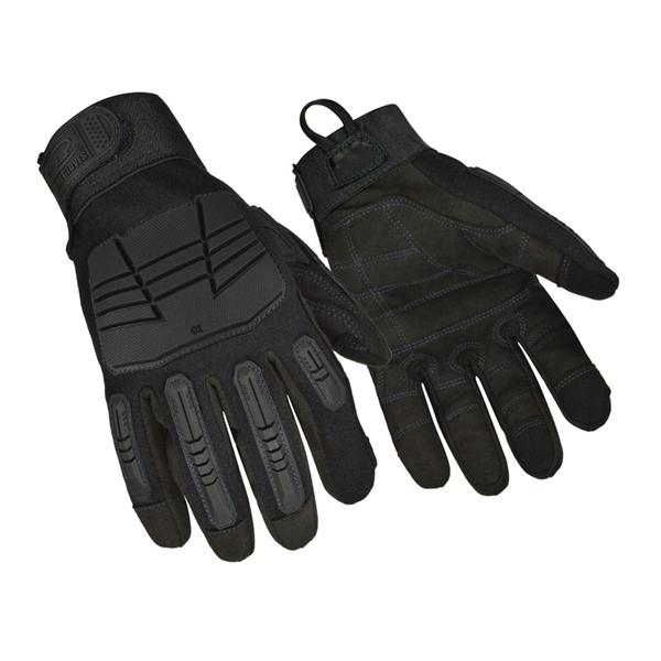 Synth Lthr / Kevlar / Flxbl Thrmplstc Rbr Impact Gloves XL Blk 1/Pr