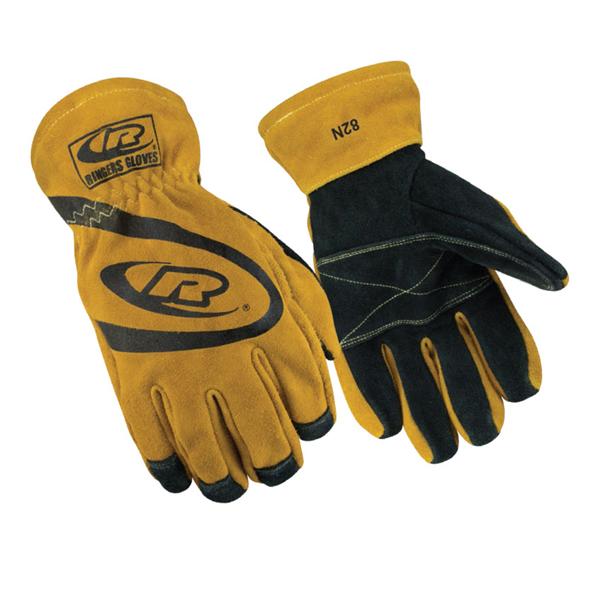 Ringers Leather / Kevlar Flame Resistance Structural Gloves 3XL Ylw/Blk 1/Pr