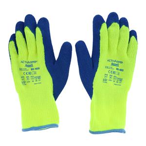 Nitrile / Vinyl Duty Gloves XX Large Blue / Green 72/Ca