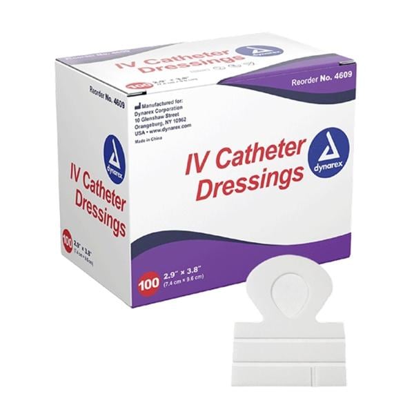 Foam IV Catheter Dressing 2.9x3.8  Sterile Adhesive LF