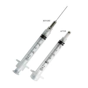 VanishPoint Hypodermic Syringe/Needle 27gx1.5 3cc Rtrctbl Fx Ndl Sfty LDS 6Bx/Ca