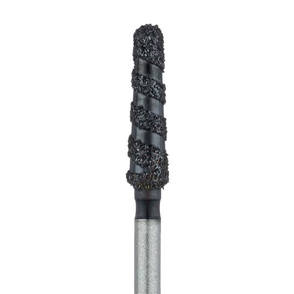 Black Cobra Diamond Bur Spiral Cut Friction Grip Super Coarse 850/021 5/Pk