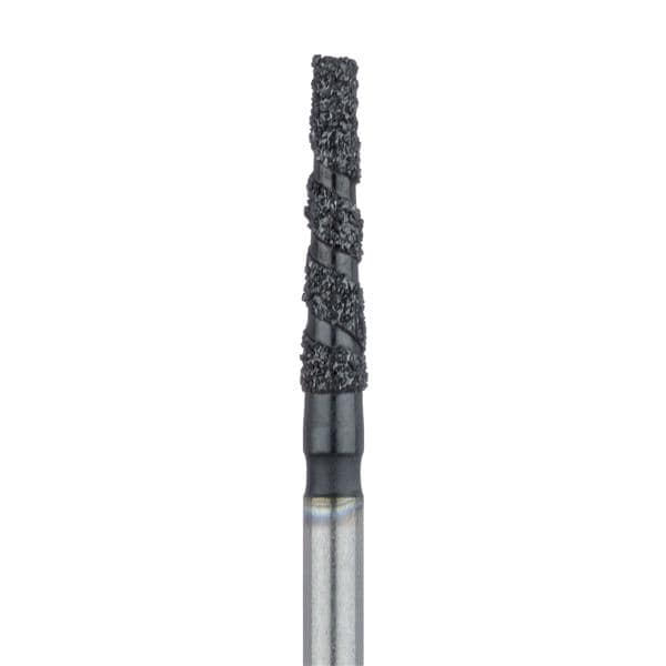 Black Cobra Diamond Bur Spiral Cut Friction Grip Super Coarse 847R/018 5/Pk