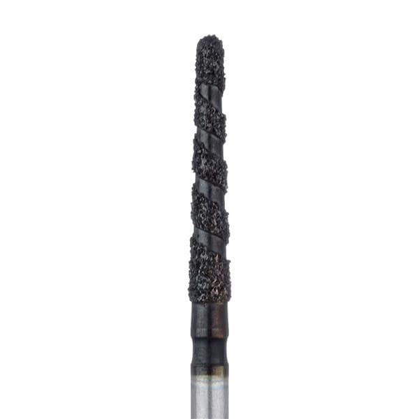 Black Cobra Diamond Bur Spiral Cut Friction Grip Super Coarse 852/018 5/Pk