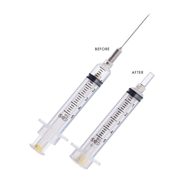 Syringe/Needle 5cc Lubricated 20gx1-1/2" VanishPoint Safety 6/Bx 6x100/ca