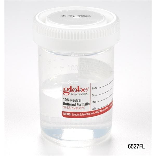 Tite-Rite Prefilled Container Neutral Buffered Formalin 10% 120mL NS 96/Ca