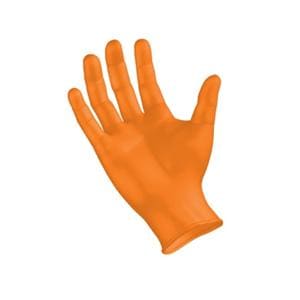 SemperForce Nitrile Exam Gloves Large Orange Non-Sterile 10/Ca