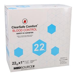 BC Catheter  Anti-Stick 22 Gauge 1" 50/Bx