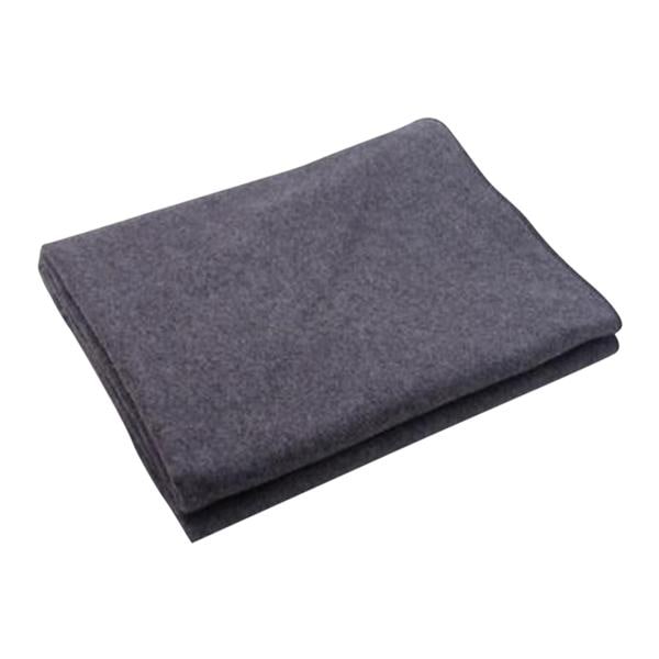 Emergency Blanket Dark Gray Wool 54x90"