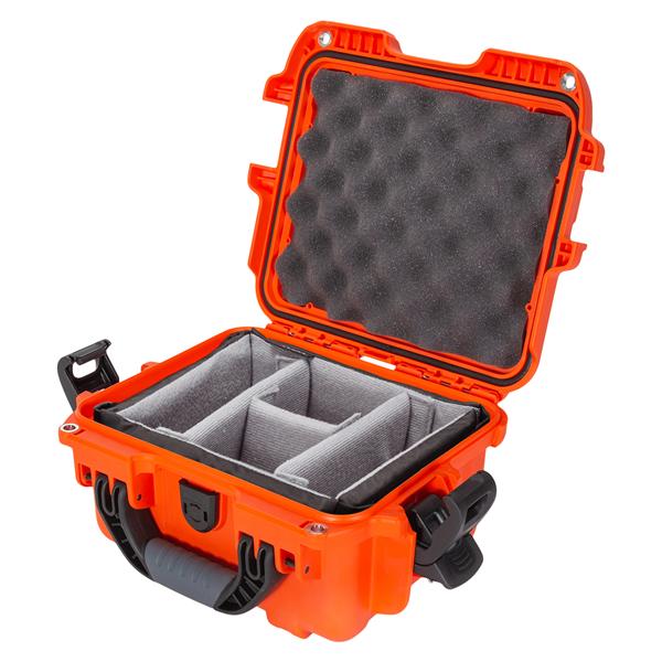 Model 905 Waterproof Case 12.5x10.1x6" Orange Latch Closure Sft Grp/Hndl