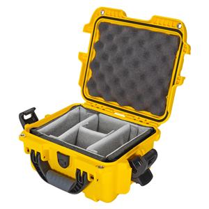 Model 905 Waterproof Case 12.5x10.1x6" Yellow Latch Closure Sft Grp/Ergo Hndl