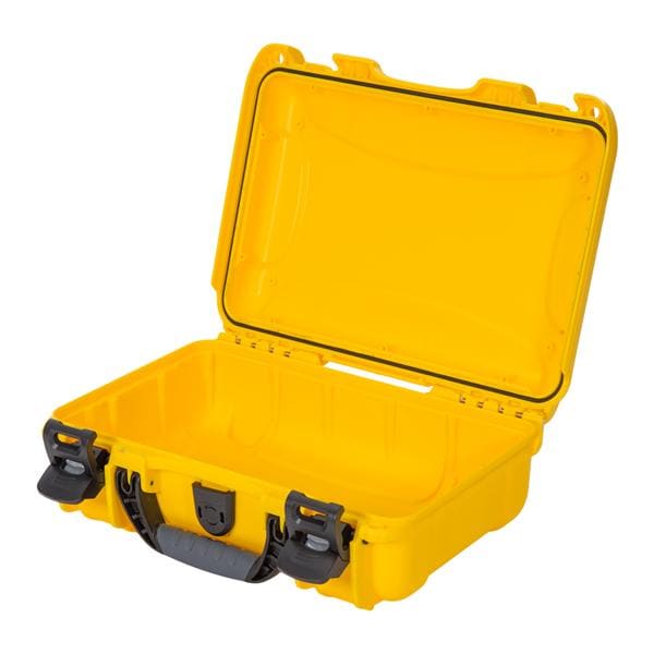Model 909 Waterproof Case 12.6x9x4.4" Yellow Latch Closure Sft Grp/Hndl