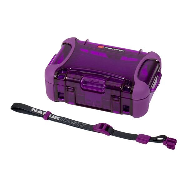 Nano 330 Water Resistant Case 7.4x5.1x2.6" Purple PowerClaw Latching System