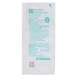 SafeDAY IV Extension Set 8" 100/Ca