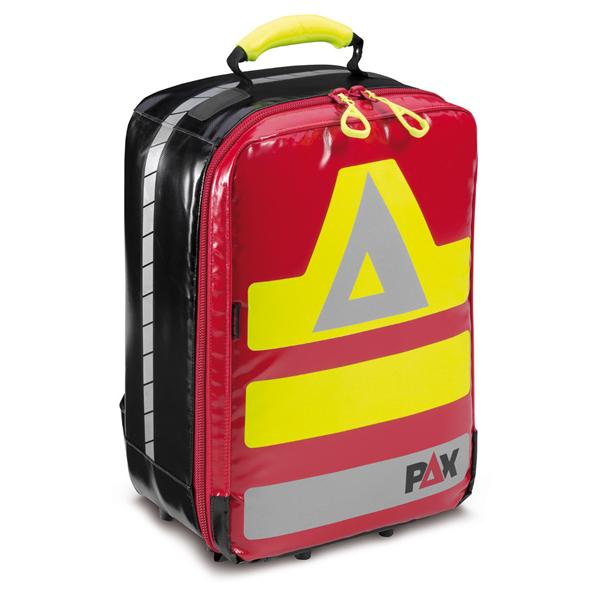 Pax USA Backpack Red Zipper Closure Adjustable Shoulder Straps