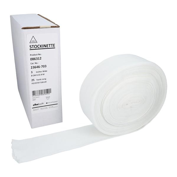 Orthopedic Stockinette White 3"x25yd, 12 EA/CA