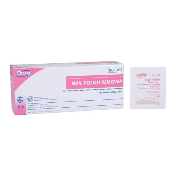 Nail Polish Remover Remover Non-Woven 100/Bx, 10 BX/CA