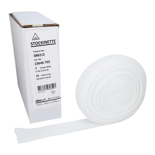 Orthopedic Stockinette White 2"x25yd, 12 RL/CA
