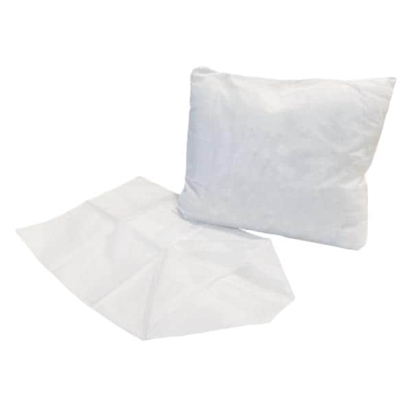 Patient Pillowcase 17x25" Non Woven White Disposable 100/Ca